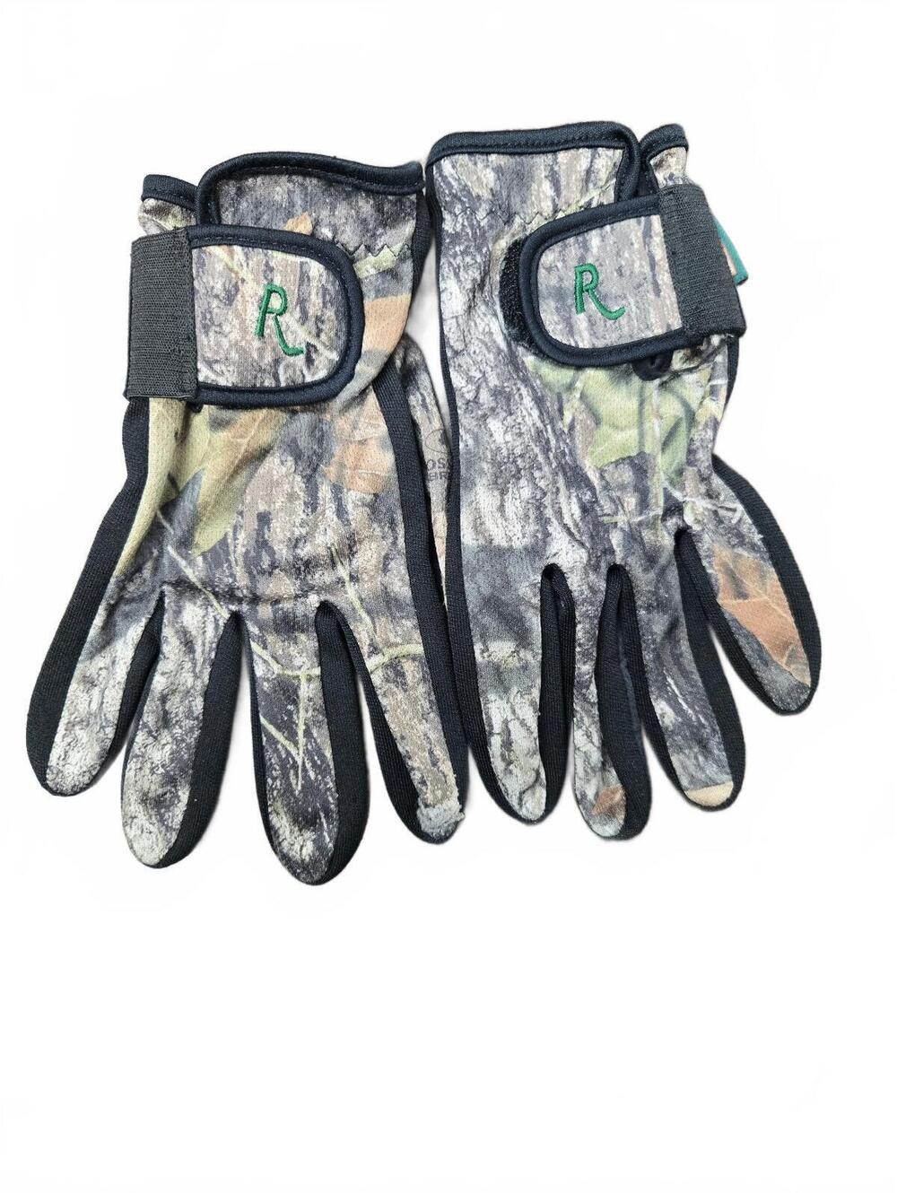 Camouflage Outdoor Gloves with Adjustable Wrist Straps